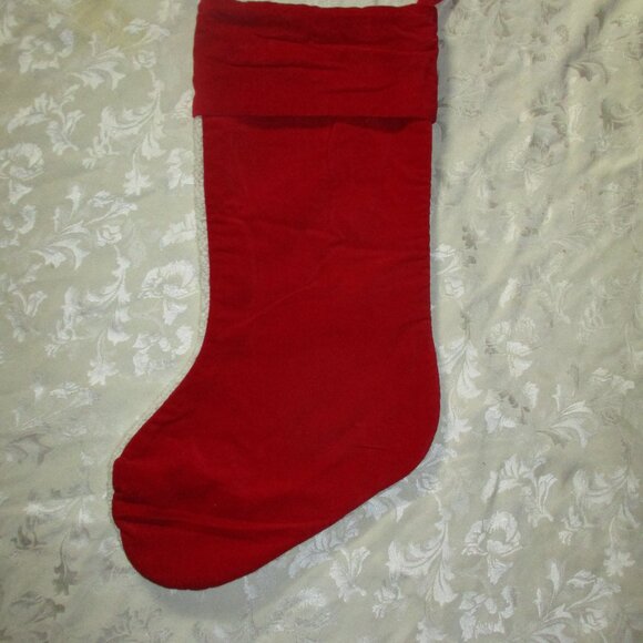 Crystal Snow Carpet Needlepoint Snowman Christmas stocking - Picture 3 of 4